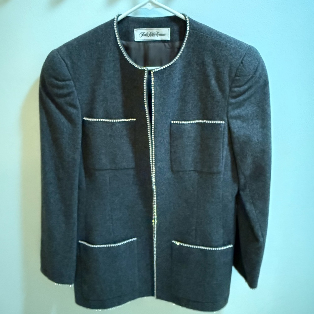 Saks Fifth Avenue - David Hayes Vintage Wool Fashion Jacket